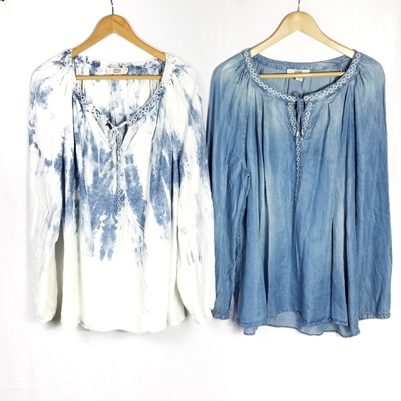 American Vintage Tops - 2 American Vintage Blues chambray tops